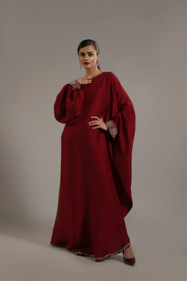 Regal Maroon Gown/kaftan